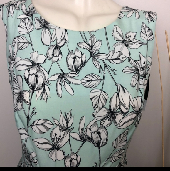 DOROTHY PERKINS • Floral Midi Full Dress • Size 10 - Picture 2 of 6